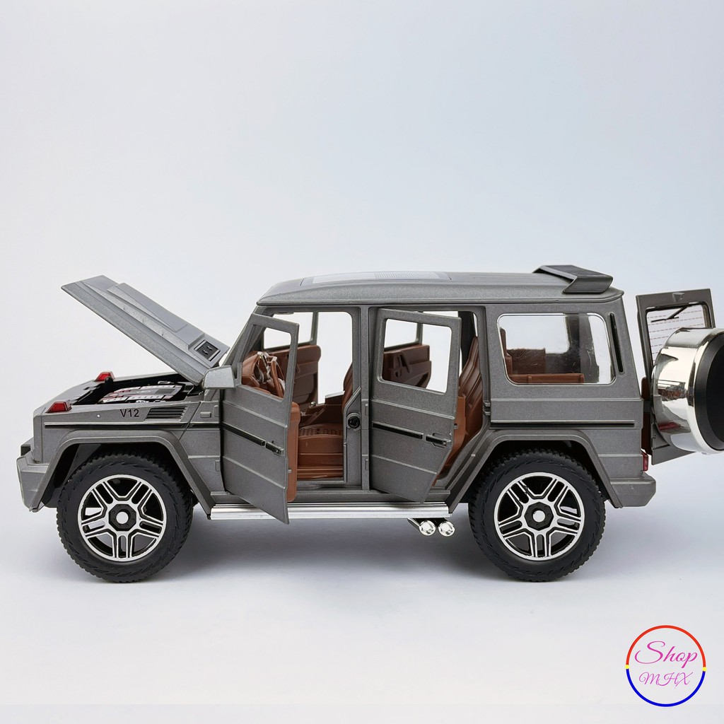 Xe đồ chơi mô hình sắt Mercedes-AMG G63 G-Klessa TẶNG KÈM BIỂN SỐ tỉ lệ 1:24