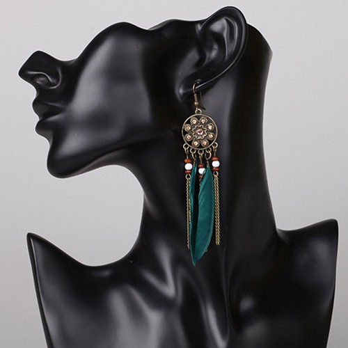Hoa tai mặt hình Dream Catcher phong cách Bohomian