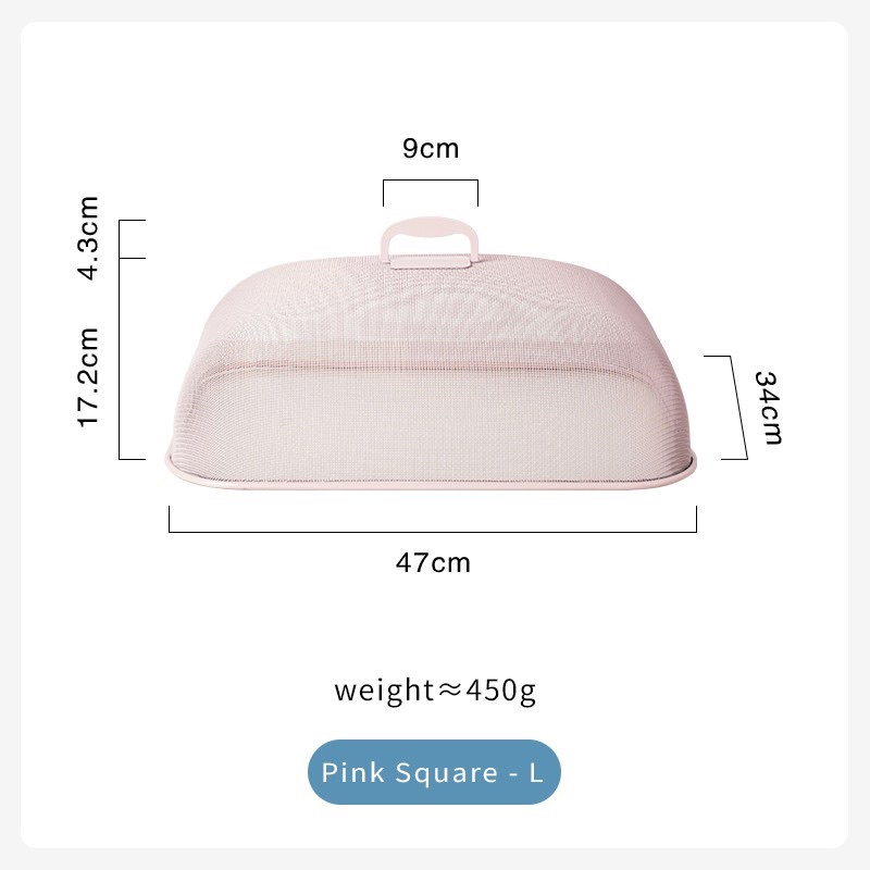 Lồng bàn sắt đậy thức ăn sơn tĩnh điện phong cách Bắc Âu sang chảnh bền bỉ, tiện lợi