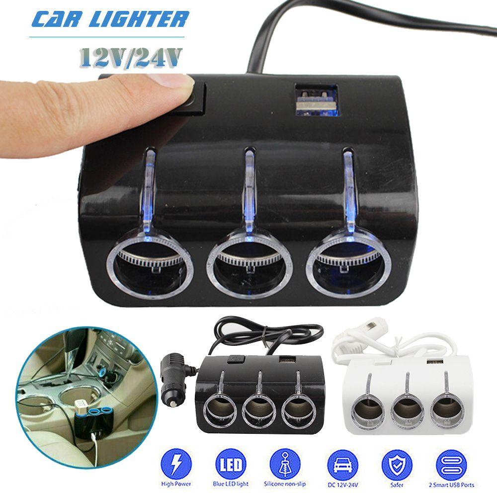 WTTLE Bộ Chia 3 CổNg U SB Chuyên DụNg Cho Xe Hơi