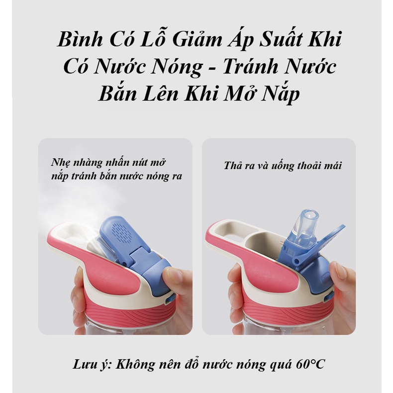 Bình Nước Cao Cấp Cho Bé - KUB/BabyCare, Chất Liệu Tritan/PPSU, Dung Tích 240ml/260ml/300ml