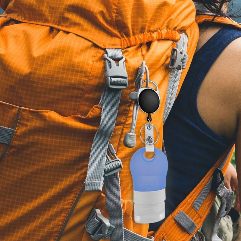 (Hàng Mới Về) Bình Đựng Nước Rửa Tay Bằng Silicone Kèm Móc Khóa Tiện Dụng