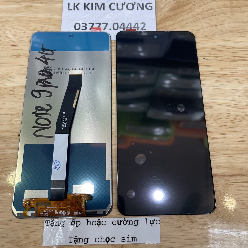 màn hình tương thích với dòng ĐT redmi note 9 pro 4g / note 9s