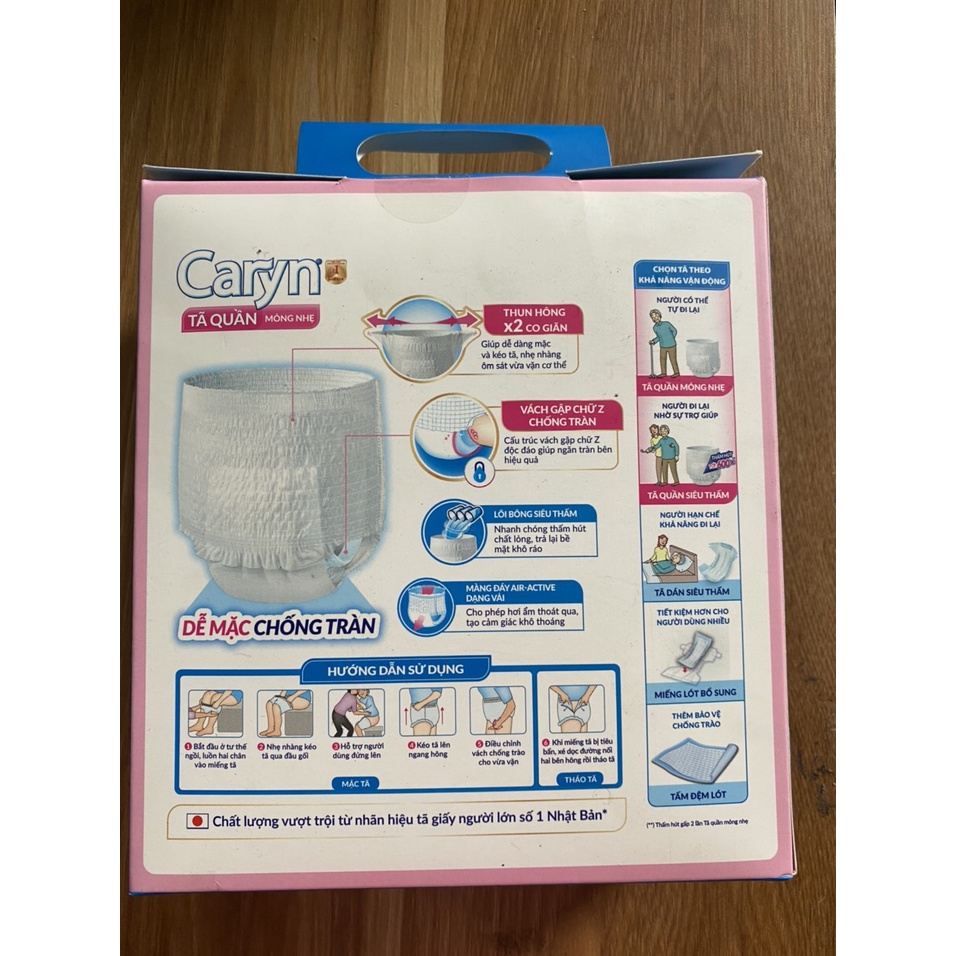 COMBO 10  MIẾNG TÃ QUẦN GIÀ CARYN SIZE L