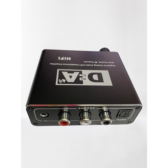 Bộ chuyển đổi âm thanh (tặng cáp optical) HIFI 2 chiều (optical) audio AV có núm điều chỉnh âm lượng