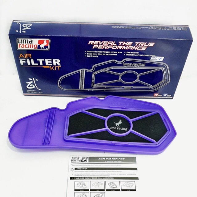 Lọc gió Uma cho các dòng Vario / Air Blade / Sh mode