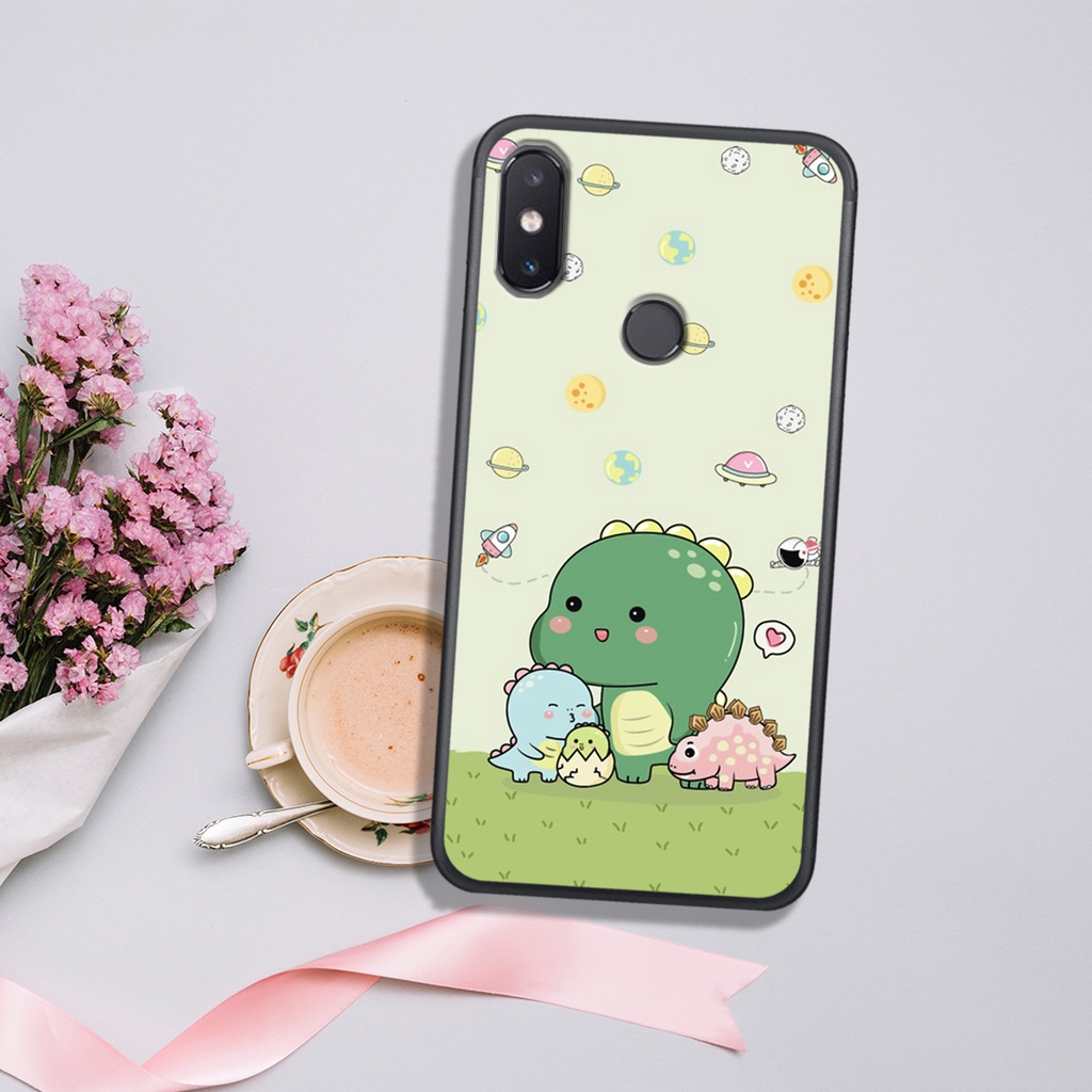 [HOT]ỐP XIAOMI  MI 5X - MI A1 - MI 8 - MI 8 SE IN HÌNH KHỦNG LONG CHIBI SIÊU DỄ THƯƠNG.