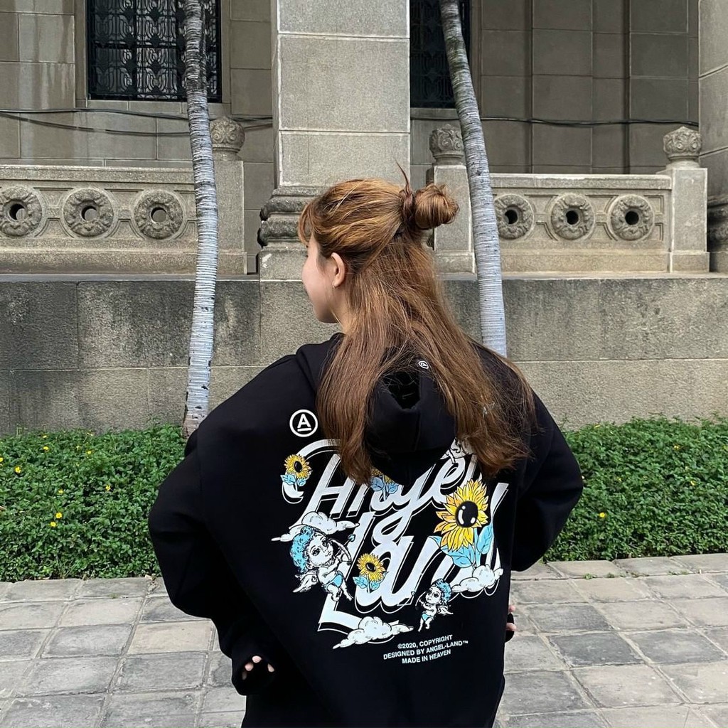 (MỚI) ÁO HOODIE - ÁO KHOÁC NỈ ANGEL LAND ( FORM RỘNG ) | BigBuy360 - bigbuy360.vn
