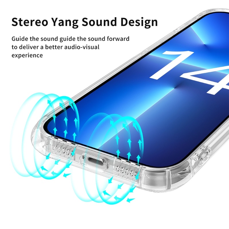 Ốp Điện Thoại Trong Suốt Chống Dấu Vân Tay Cho Iphone 14 14 Max 14 Pro 14 Pro Max