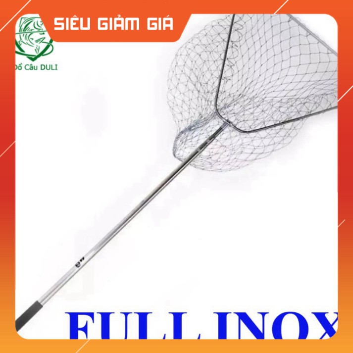 [Combo] [Combo] [Full Inox] Vợt vớt Cá Inox Vành Tam giác đủ size, Chất liệu inox siêu bền [Giá rẻ] [Giá rẻ]