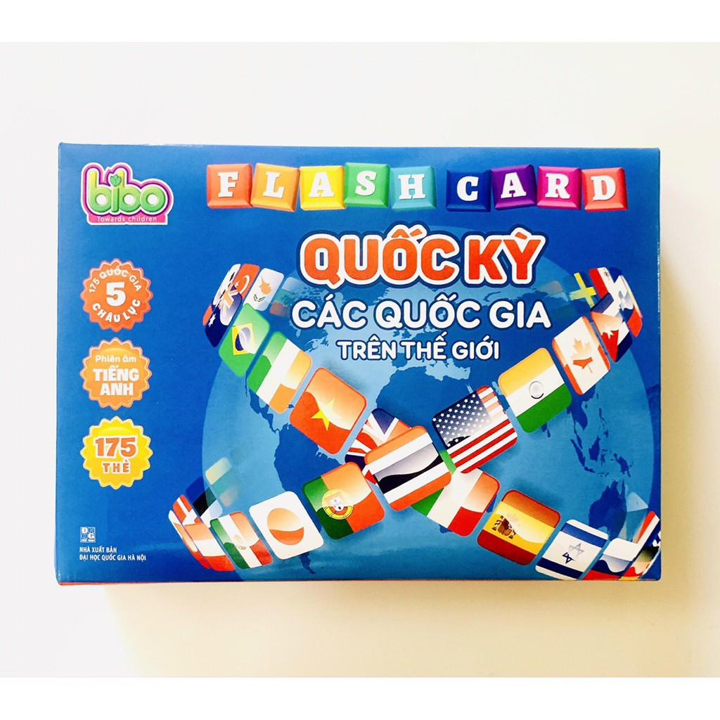 Flashcards cờ các quốc gia trên thế giới