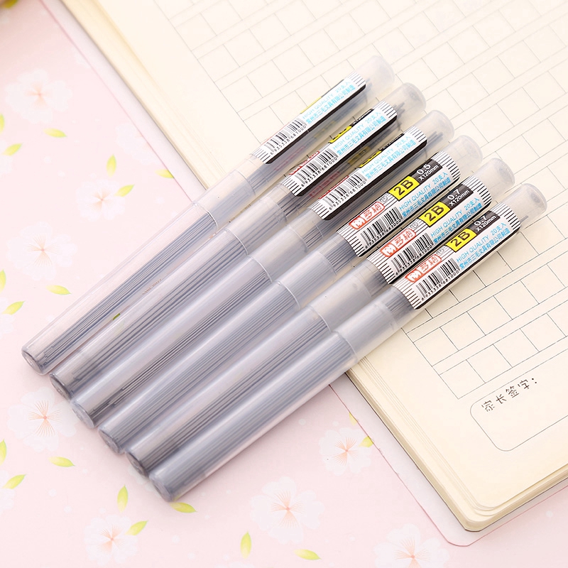 [Mã LIFE0803ALL giảm 10% đơn 0K] Ruột bút chì cơ 2B thay thế ngòi 0.7mm 0.5mm tùy chọn tiện lợi