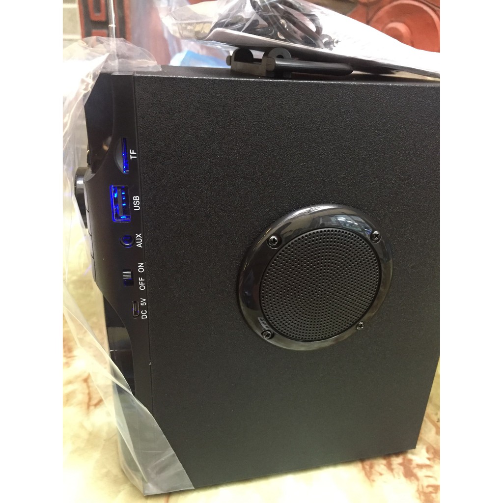 [Flash sale] Loa Nghe nhạc Bluetooth Cao Cấp Super Bass RS - A100 FM, TF, Aux kết hợp điều khiển từ xa tiện dụng