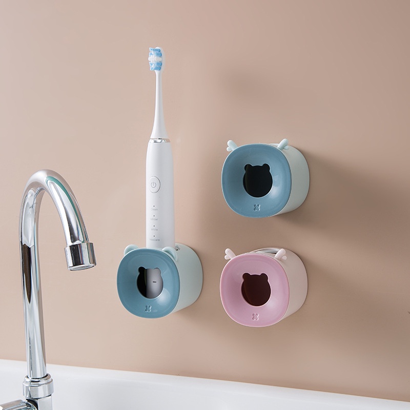Giá Đỡ Bàn Chải Đánh Răng Điện Treo Tường Hình Hoạt Hình
