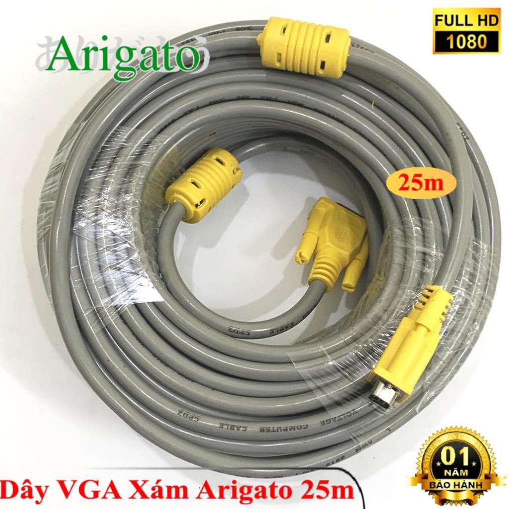 DÂY VGA 25m XÁM ARIGATO | BigBuy360 - bigbuy360.vn