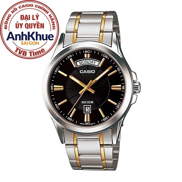 Đồng hồ nam dây kim loại Casio Standard chính hãng Anh Khuê MTP-1381G-1AVDF (39mm)
