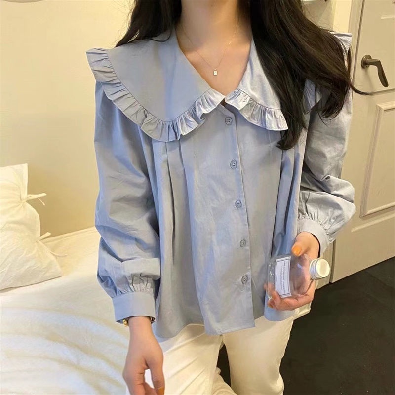 Áo sơ mi Pure Cube voan ngọt ngào thời trang xuân thu cho nữ