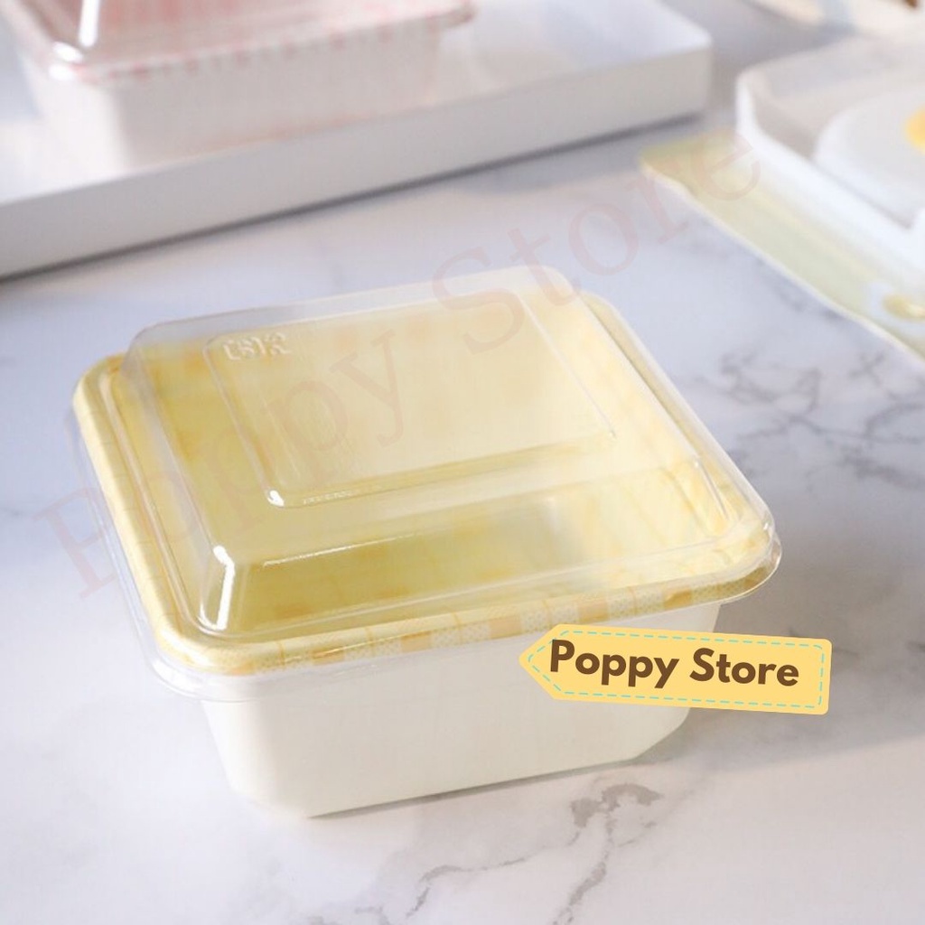 Hộp đựng bánh, hộp nhựa thực phẩm, đựng bánh kẹo caro phong cách hàn quốc - POPPY STORE