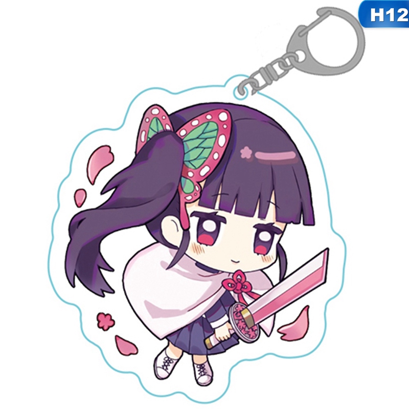 Jesunshop .vn Móc khóa acrylic hình nhân vật hoạt hình Demon Slayer: Kimetsu no Yaiba