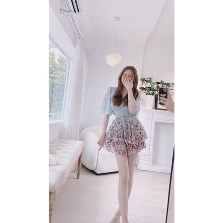 JUMSUIT CÁNH TIÊN CHÂN HOA