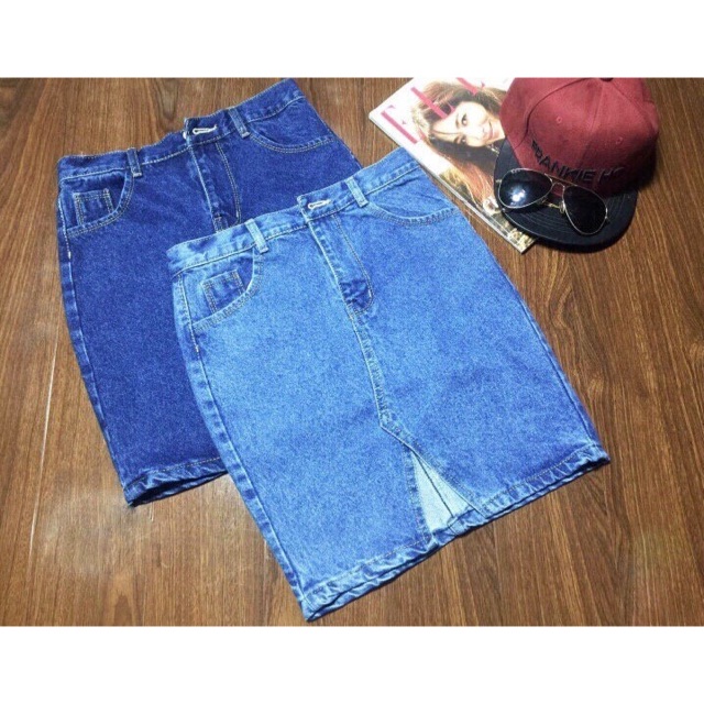 Chân váy jean sale 95k