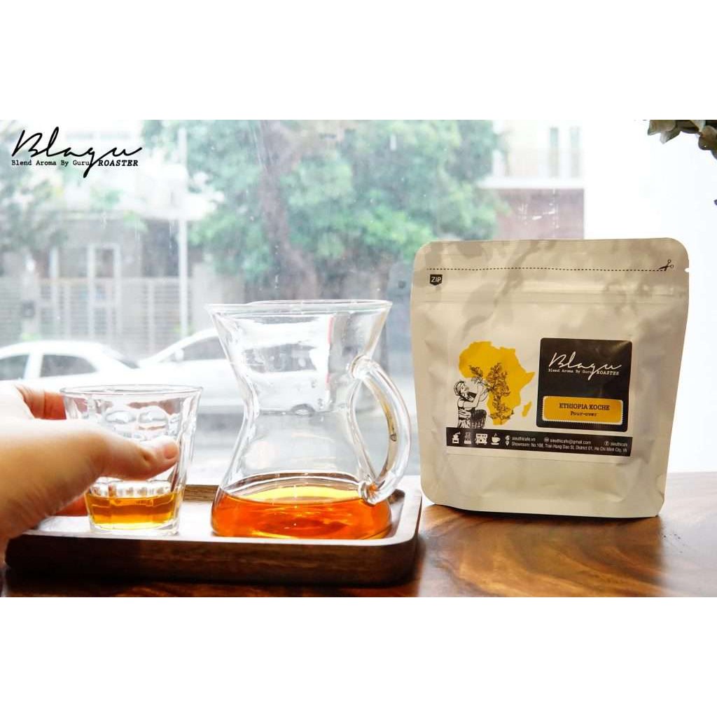 CÀ PHÊ BLAGU HẠT RANG ETHIOPIA N. KOCHE, LIGHT ROAST, 100G | BigBuy360 - bigbuy360.vn