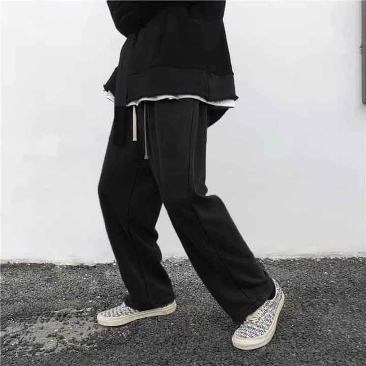 [Mã SKAMA06 giảm 8% TỐI ĐA 50K đơn250K] Quần nỉ dài Black Pants, JACK LANE, quần nỉ nam nữ Unisex Jack Lane ống xuông | BigBuy360 - bigbuy360.vn