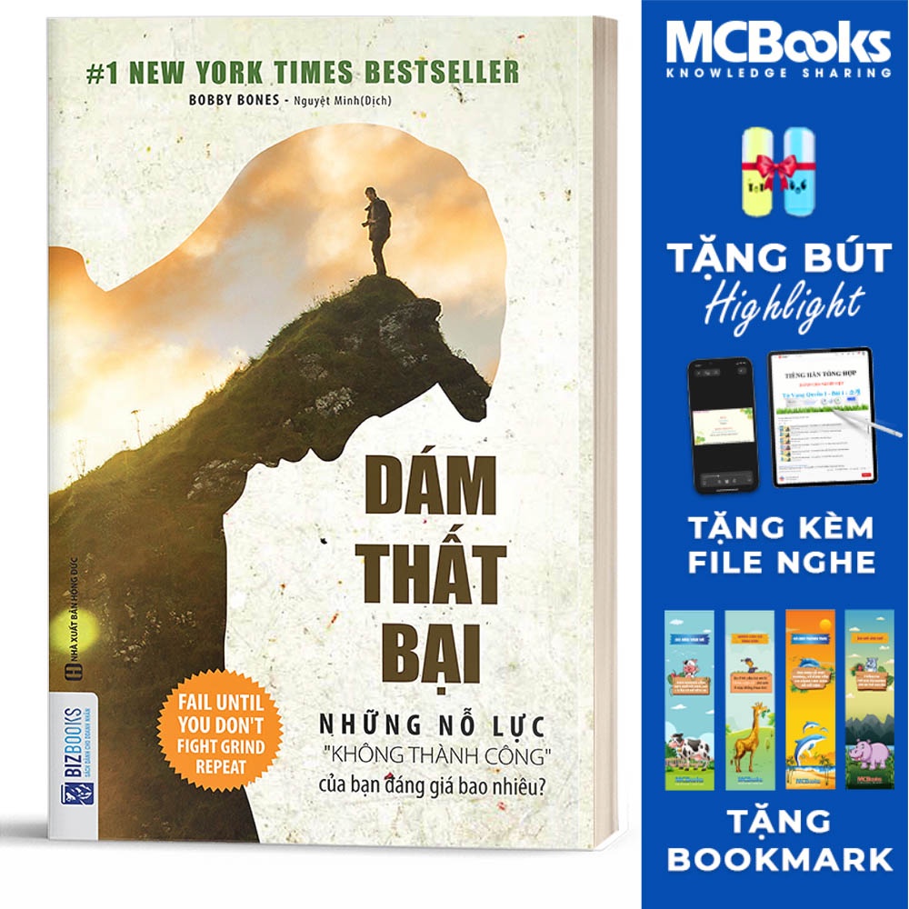 Sách - Dám thất bại, Những nỗ lực không thành công của bạn đáng giá bao nhiêu? - BIZbooks