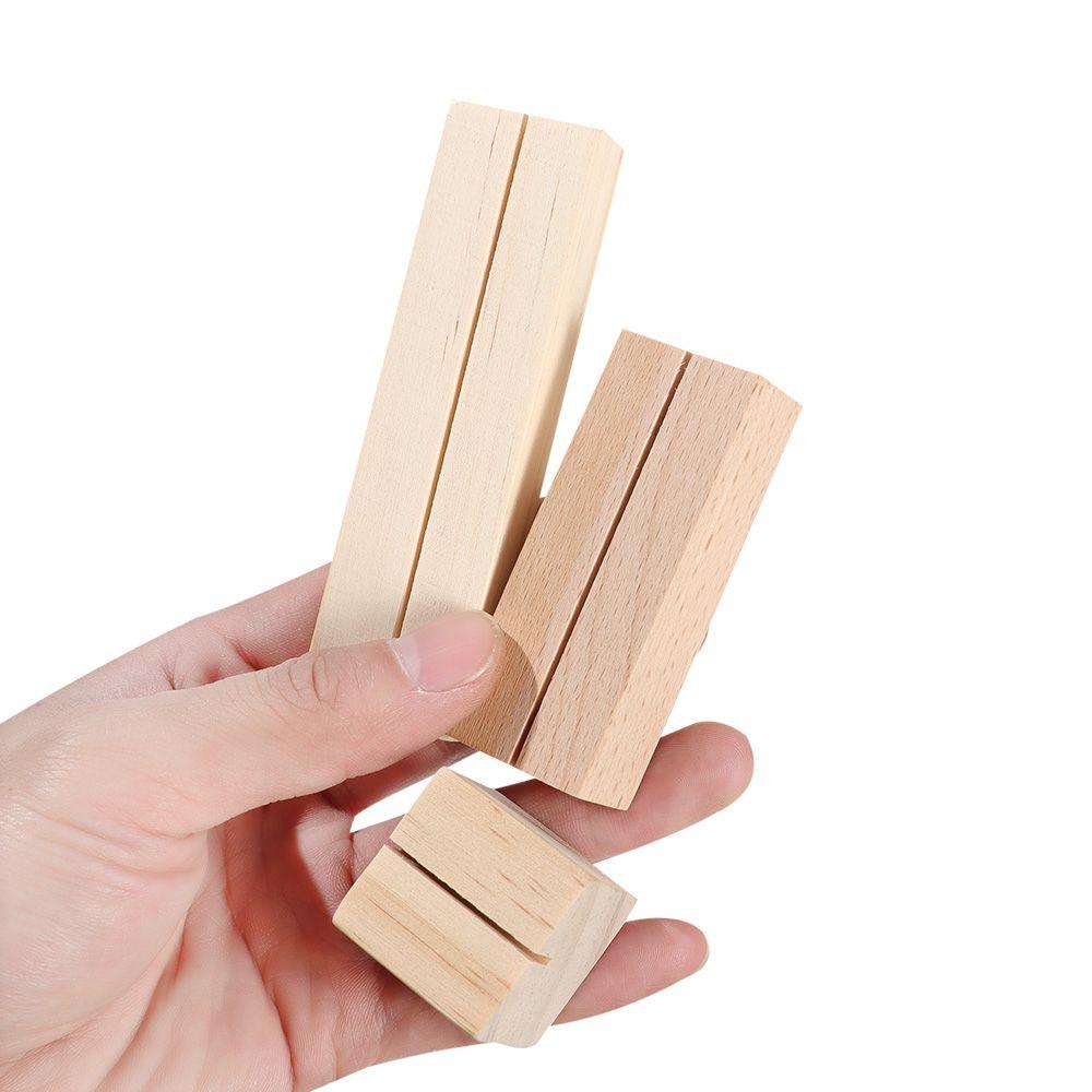 Giá Đỡ Kẹp Giấy / Ảnh Để Bàn Bằng Gỗ Tiện Dụng Cho Tiệc Cưới