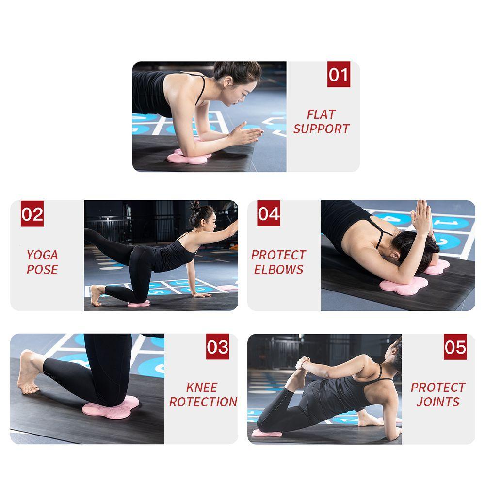 Set 2 Đệm Xốp Bảo Vệ Đầu Gối Hỗ Trợ Tập Yoga