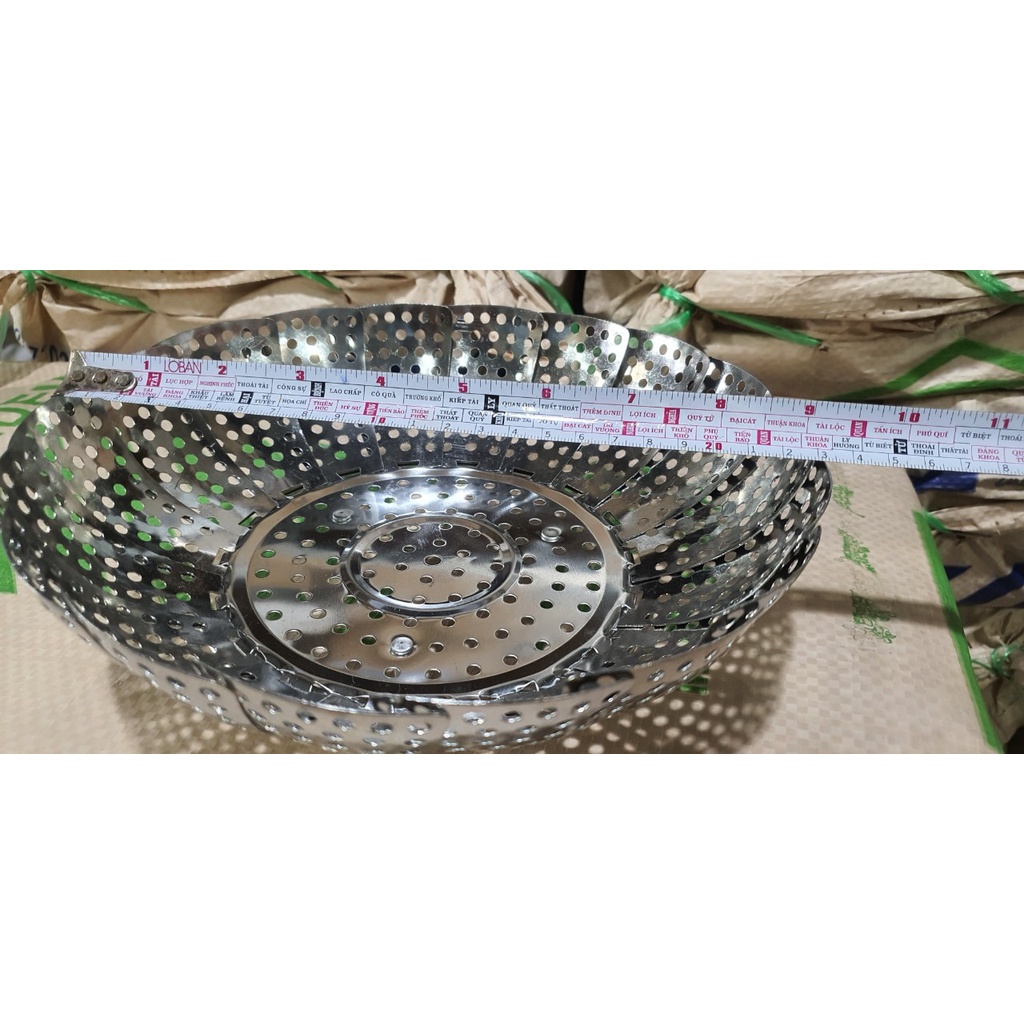 Vỉ hấp inox xòe đa năng size 19cm giữ nguyên hương vị món ăn