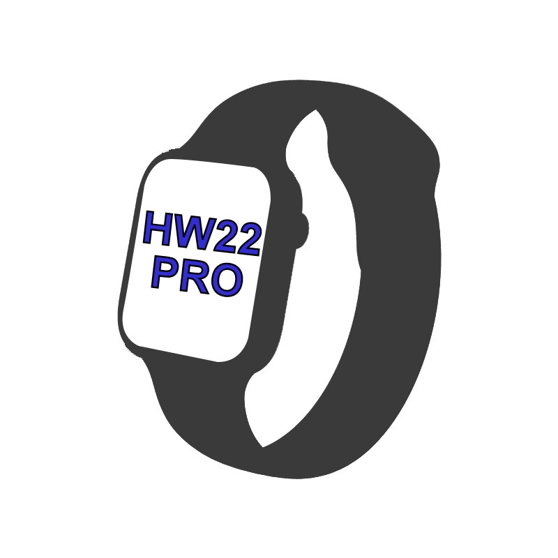 Đồng hồ thông minh HW22 pro - Seri7- Cài hình nền - Nút xoay được - Nút nguồn - Sạc không dây