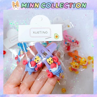 SET 2 KẸP TÓC CAO CẤP CHO BÉ GÁI, HOẠT HÌNH DỄ THƯƠNG (ẢNH THẬT)