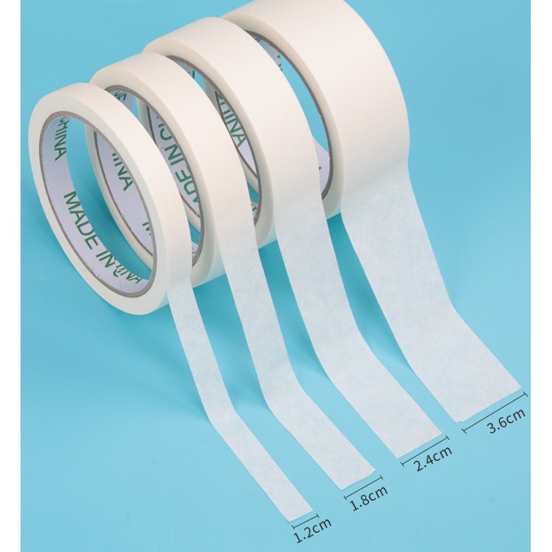 Băng dính giấy chặn màu - Masking Tape - Dài 20m