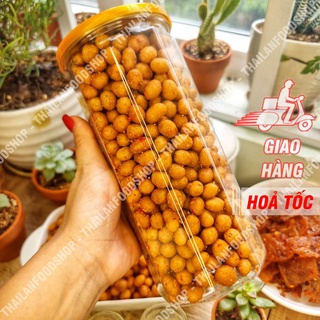 Đậu Phộng Da Cá Tỏi Ớt - Lon 500gr