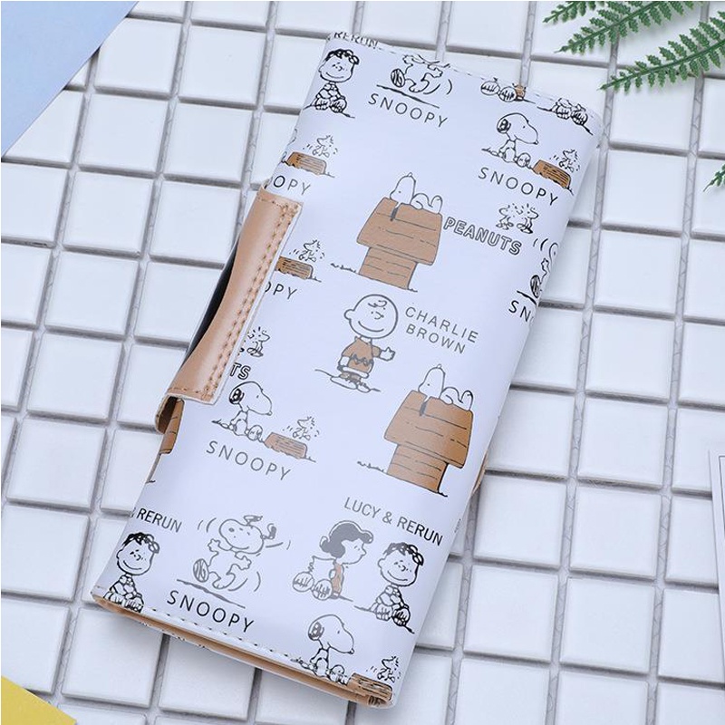 Ví Da PU In Hình Hoạt Hình Dễ Thương