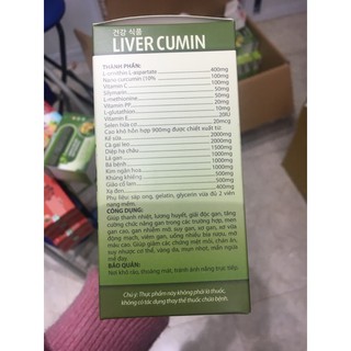 liver cumin _ giúp giải độc gan