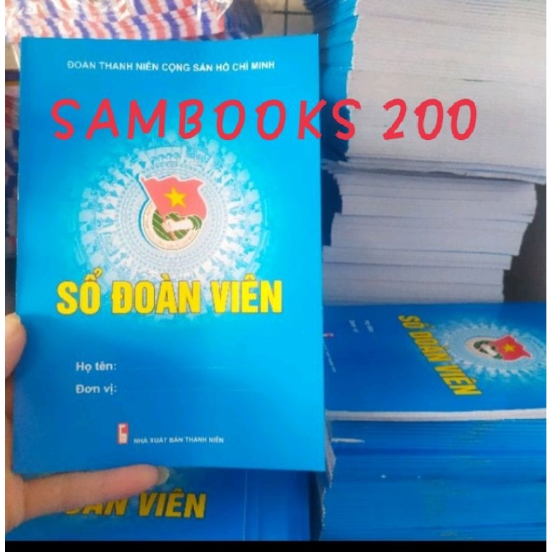Sổ đoàn viên xanh dương , sổ kết nạp đoàn com bo 200 quyển