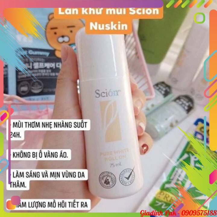 (Chính Hãng) Lăn Scion Khử Mùi Cơ Thể Đặc Biệt Hôi Nách Hôi Chân + Tặng 1 sirum nhau cừu | BigBuy360 - bigbuy360.vn