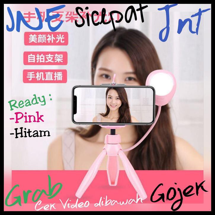 Giá Đỡ Ba Chân ET-ZP15 + Đèn flash Màu Hồng | BigBuy360 - bigbuy360.vn