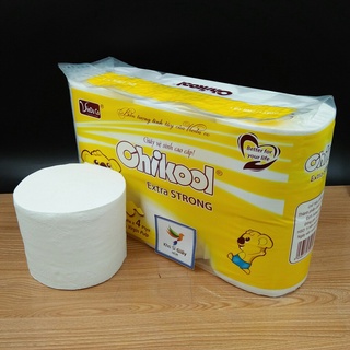 Combo 6 cuộn giấy vệ sinh Chikool không lõi Extra Strong