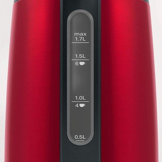 Ấm siêu tốc Bosch TWK3P424 Ấm siêu tốc màu đỏ Đức