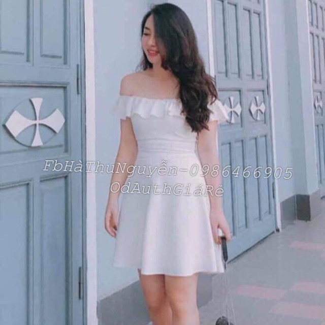 Váy trắng zara aut