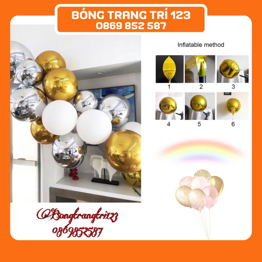 (CHẤT LƯỢNG) BÓNG TRÁNG NHÔM 4D