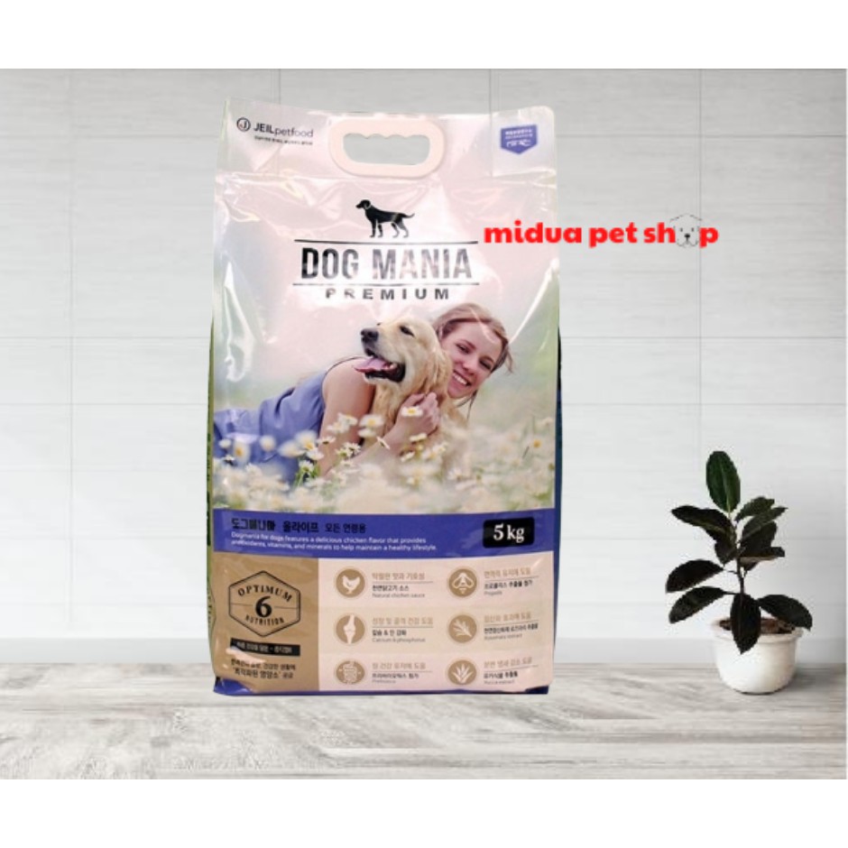 [Kèm deal 0Đ] 5kg thức ăn cho chó Dog Mania premium