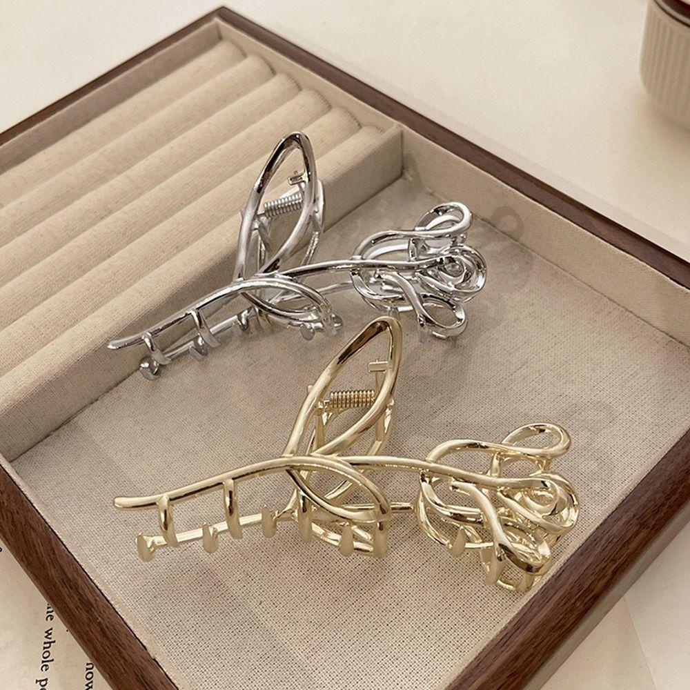 Kẹp Tóc Hình Hoa Hồng Đơn Giản Sáng Tạo|Kẹp Tóc Hình Cá Mập Dễ Thương Xinh Xắn Cao Cấp|Kẹp Tóc Thiết Kế Xinh Xắn Thời Trang Cho Nữ