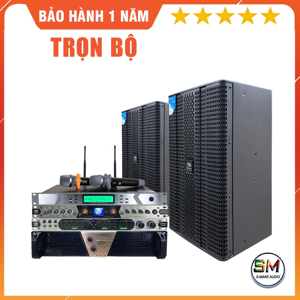 Dàn âm thanh Karaoke - COVID 04 - Bộ thiết bị âm thanh gia đình - smake audio