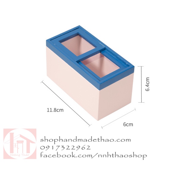 Miniature trang trí mô hình, dollhouse_Tủ kem (phù hợp mô hình tỷ lệ 1/12)
