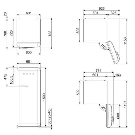 TỦ LẠNH SMEG FAB28RCR5 - HANGGIADUNGDUC99