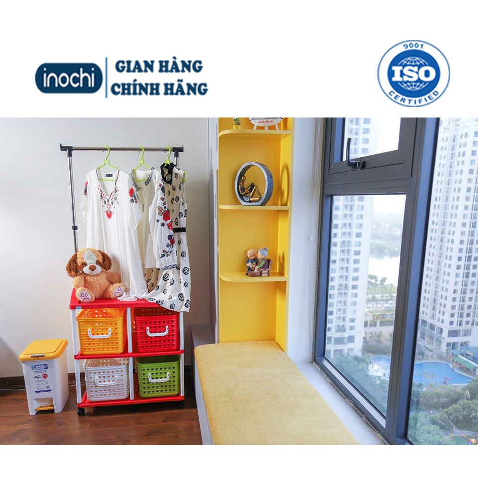 Kệ Treo Quần Áo INOCHI Tủ Đựng Quần Áo Thiết Kế Thông Minh Xếp Gọn Quần Áo Ngăn Nắp Gọn Gàng